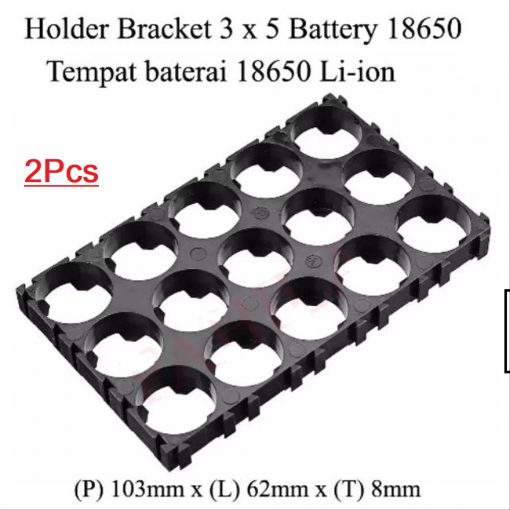 Battery Holder 3x5 Cell 18650 Lithium Battery Holder Bracket