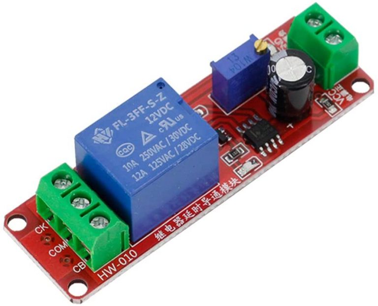 CHINESE 12V Delay Timer Module HW-010 Delay Timer 0-10 Sec Delay Timer ...