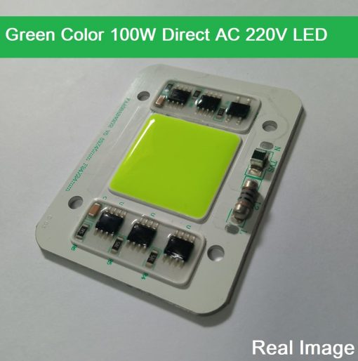 GREEN Color 100W Direct AC 220V LED