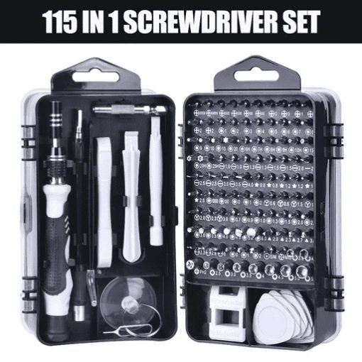 Screwdriver Set 115 In 1 Tool Kit