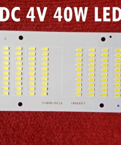 LV25581 4V 40W WHITE Color 3.7V 4V 40Watt LED Light Bulbs 130x75mm 80Pcs SMD LED White 40W LED Light SMD Board 3.7V SMD LED Light Plate SMD LED Light 40W