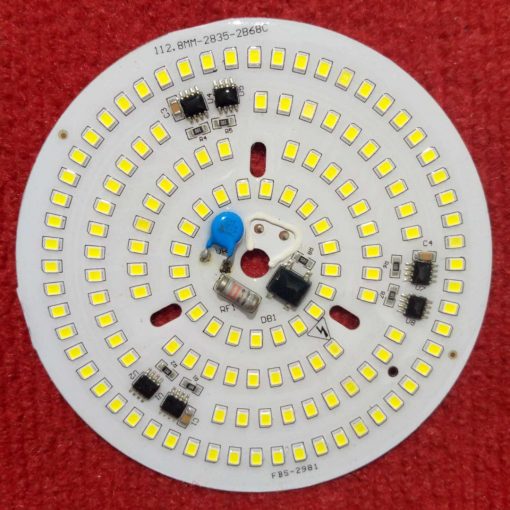 Waterproof Round WHITE 50W DIRECT AC 220V 50Watt LED Light Bulbs 112mm 96Pcs White SMD LED Light Board 220V SMD LED Light Plate SMD LED Light 50W With MOV