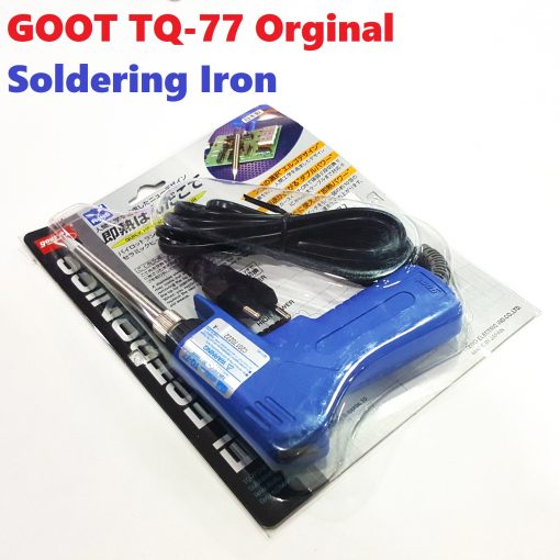 Made In Japan Orginal GOOT Soldering Iron TQ-77 Gun Type Standard AC 220V 20-200W Suitable High Power Quick Heat Soldering Iron Welding Tools Tin Treatment Anti Corrosion