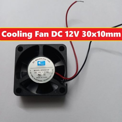 Cooling Fan DC 12V 30x10mm Brushless Heatsink Cooler Cooling Radiator Heat Dissipation Fan With Cable