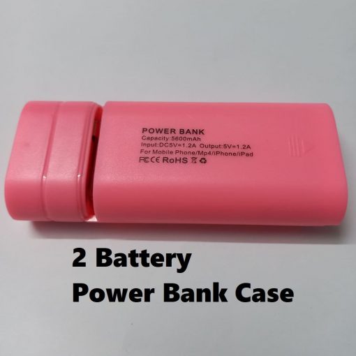 Top Quality Power Bank Case With Circuit- 2×18650 Battery Model (Without Battery)