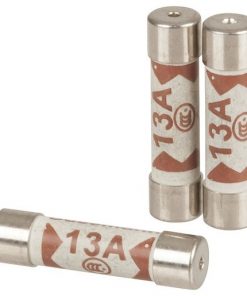 Ceramic Fast Blow Type AC 250V 13A BS1362 Glass Fuses Tubes Size 6x25mm Fast Acting Glass Tube Fuse Cartridge Adapter Plug Socket Top 13 Amp