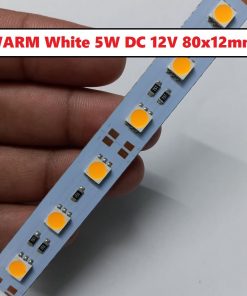 WARM White Color 5050 60D JX-4774 5W Supper Bright Warm White 5W DC 12V 80x12mm COB 6 LED Chip 5 Watt Warm White Color Light Directly Connect DC 12V Without Need Any Drivers For DIY Flood Light