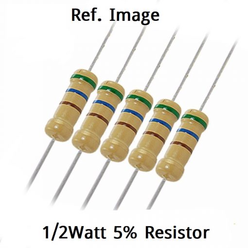 1/2 Watt 8.2K Ohm Resistor 1/2W 8.2K Ohm Carbon Film Resistor 8.2K Ohm Half Watt Resistance 0.5 Watt 5% Tolerance Fixed Resistors 2 Pin Leads Terminals