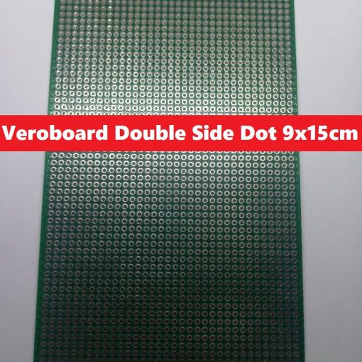 Veroboard Double Side Dot 9x15cm Glass Fiber Stripboard PCB Printed Circuit Board Project Board For Prototyping Weld Soldering Arduino DIY