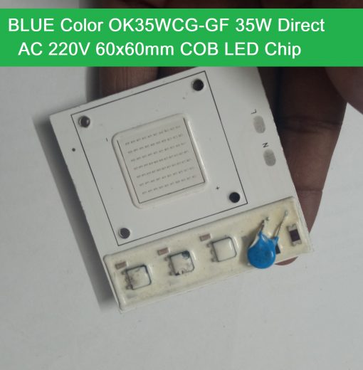 BLUE Color OK35WCG-GF 35W Direct AC 220V 60x60mm COB LED Chip