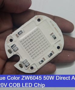 Blue Color ZW6045 50W Direct AC 220V COB LED Chip