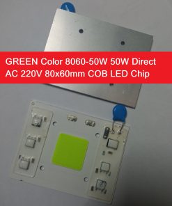 GREEN Color 8060-50W 50W Direct AC 220V 80x60mm COB LED Chip