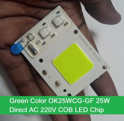 Green Color OK25WCG-GF 25W Direct AC 220V COB LED Chip