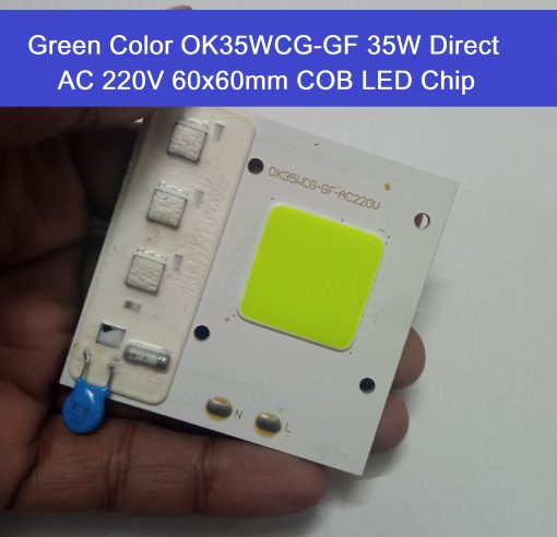 Green Color OK35WCG-GF 35W Direct AC 220V 60x60mm COB LED Chip