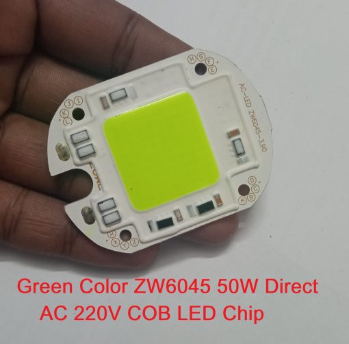 Green Color ZW6045 50W Direct AC 220V COB LED Chip