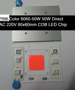 PINK Color 8060-50W 50W Direct AC 220V 80x60mm COB LED Chip