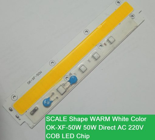 SCALE Shape WARM White Color OK-XF-50W 50W Direct AC 220V COB LED Chip