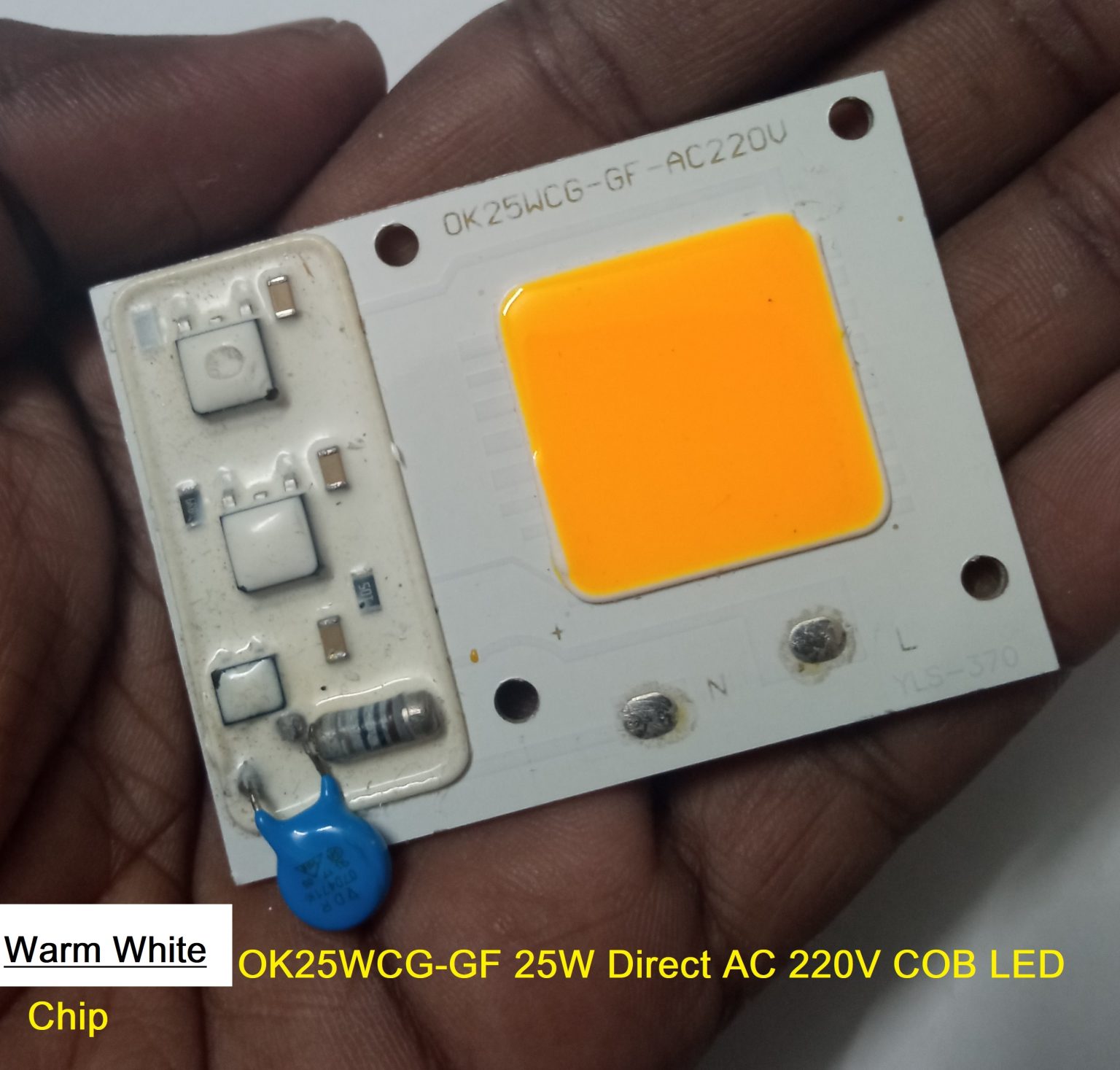 Ok Wcg Gf W Warm White Direct Ac V Cob Led Chip