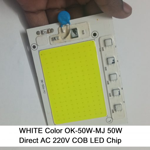 WHITE Color OK-50W-MJ 50W Direct AC 220V COB LED Chip