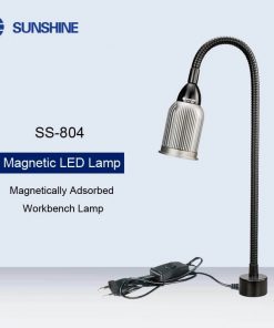 Sunshine SS-804 Stainless Steel Magnetic LED lamp Magnet Base COB Wick lamp Aluminum lampshade Universal AC 220V 10W LED