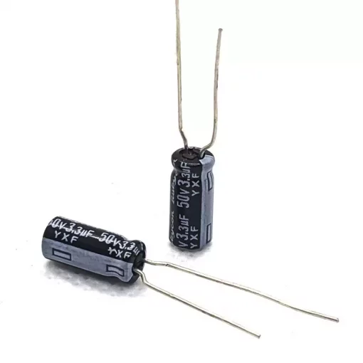 Electrolytic Capacitor 3.3uF 50V Radial Polarized Aluminum Electrolytic Capacitor