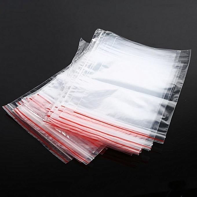 Zipper Lock Bag 100Pcs Size 6 8 Inch 152.4 203.2mm Zip