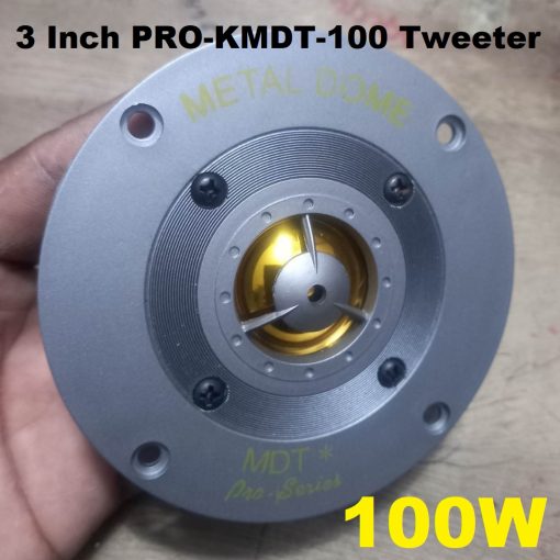 PRO-KMDT-100 Tweeter 3 Inch Tweeter Dome Speaker 100W Tweeter Horn Speaker 8 Ohms Tweeter 12V 3 Inch 100W Dome Tweeters For Amplifier Home Theater Car Horn Audio Amplifier