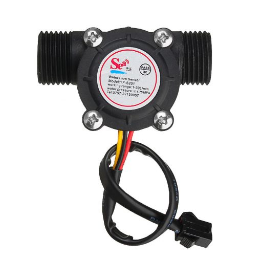 G1/2″ Water Flow Sensor Water Flow Generator DC 5V