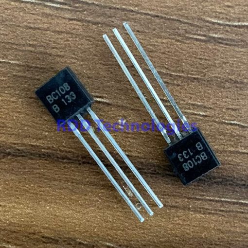 Transistor BC108 C108 BC-108 BC 108 20V 200mA NPN General Purpose Transistors BC 108 NPN 3 Pin TO-92 Package Bipolar Low Power Transistor