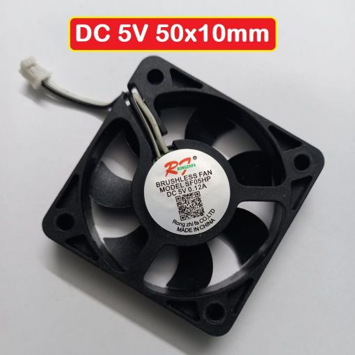 Cooling Fan DC 5V 50x10mm 5010 Brushless Heatsink Cooler Cooling Radiator Heat Dissipation Fan With Cable