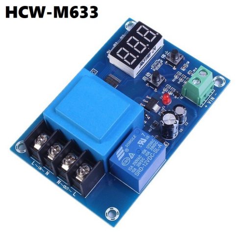 HCW-M633 Battery Charger Control Module DC 6-60V Lithium Battery Charging Control Switch Protection Board Lead-Acid Battery HW M633