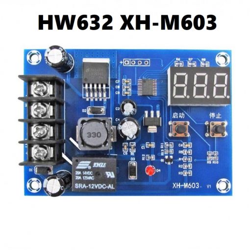 HW632 XH-M603 Battery Charger Control Module DC 12-24V Lithium Battery Charging Control Switch Protection Board Lead-Acid Battery XH M603