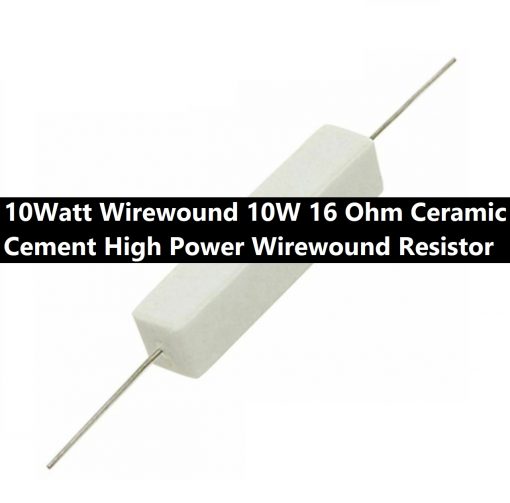 Watt Wirewound W Ohm Ceramic Cement High Power