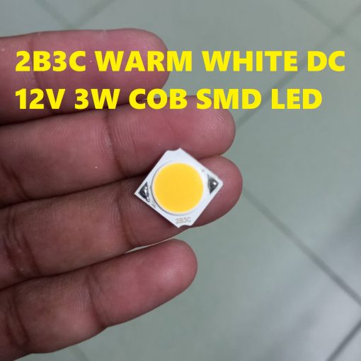 2B3C WARM WHITE DC 12V 3W COB SMD LED Light Chip Ultra Bright Warm White 3 Watt LED Light Panel Mount Aluminum Base For Solar Panel Flood Light Household Garden