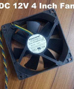 4 Inch FAN 12V COOLING Fan 4 Inch Cooling Fan 12V 90x90x25mm Fan Heatsink Cooler Radiator Cooling Fan 12V DC Fan Heat Dissipation Mini Fans With Cables