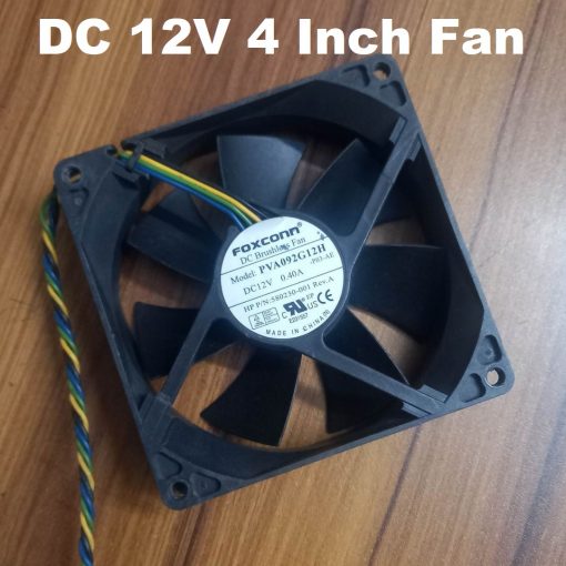 4 Inch FAN 12V COOLING Fan 4 Inch Cooling Fan 12V 90x90x25mm Fan Heatsink Cooler Radiator Cooling Fan 12V DC Fan Heat Dissipation Mini Fans With Cables