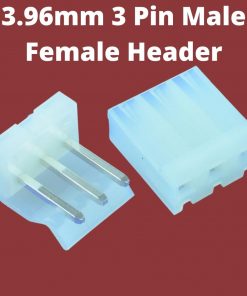 3Pin CPU MALE FEMALE HEADER Female Housing JST CH 3.96mm Pitch Male Female Connector For Electronics Projects PCB Mount Circuit Breadboard Auto Rickshaw Friendly DIY Cables