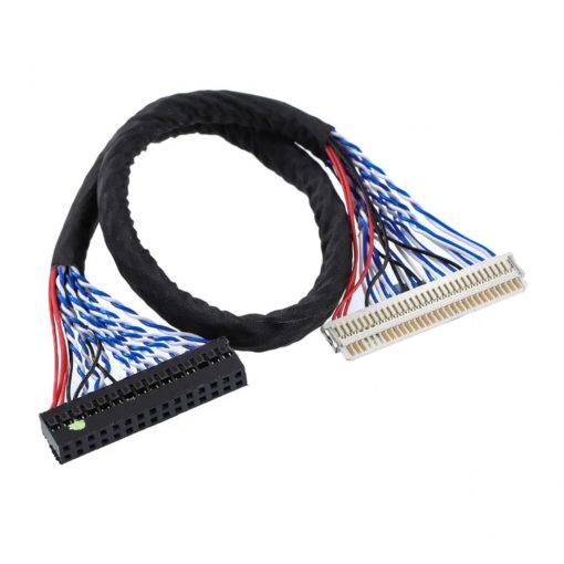 Universal FIX 30 Pin 1ch 6bit LVDS Connector Cable 210mm For LED LCD Display Panel Controller