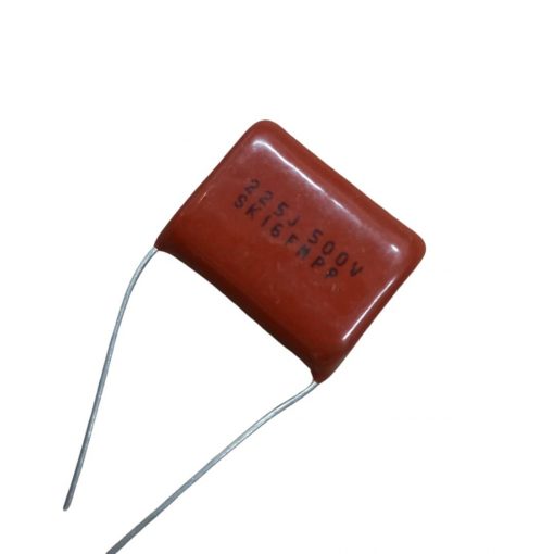 METALLIZED 225j 500V Metallized 225j 500V Polypropylene Capacitor Mylar 2200nF Polyester Film Capacitors 2 Pin Leads Terminals Connections Leg