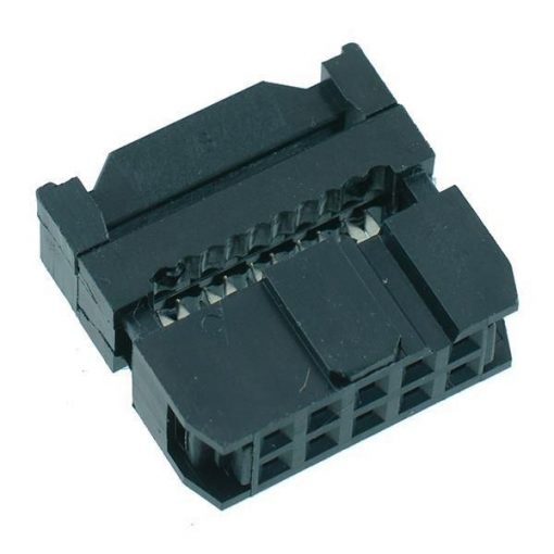 IDC 2.54mm Pitch 10 Pin Female Socket Connector