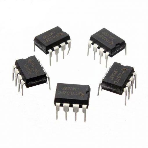 ORGINAL LM358 LM358P LM358N Low Power Dual Operational Amplifier Op-Amp OPAMP Integrated Circuit DIP-8 8 Pin Dual In Line Package Chip Electrical Circuitry & Parts