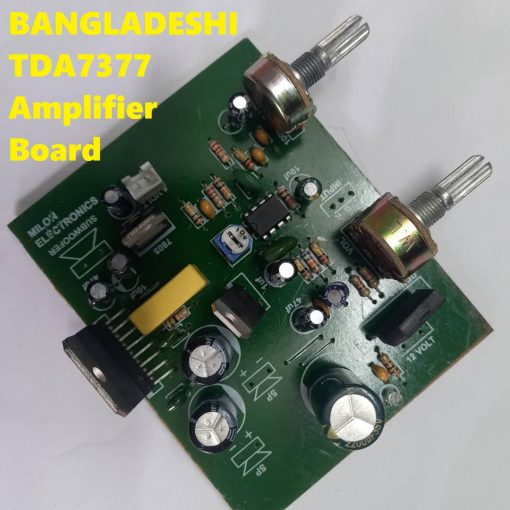 BANGLADESHI TDA7377 TDA 7377 Speaker Amplifier Board 2 Volume 10W Dual Channel Music Audio Stereo Module DC12V DIY For Speaker High Power Home