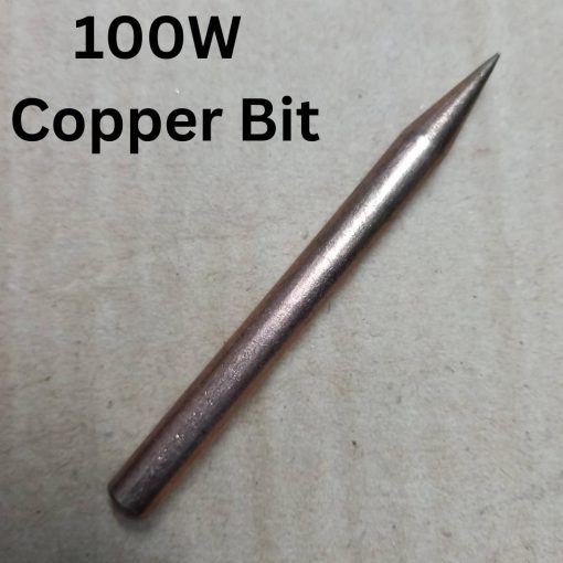 100Watt BIT Pure Copper Soldering Iron Bit COPPER 100W Bit Rod Style 100W Soldering Iron Bit 100W Tip Soldering Bit For 100W Soldering Iron Tatal Copper Bit Anti Corrosion 100W Bit Tools