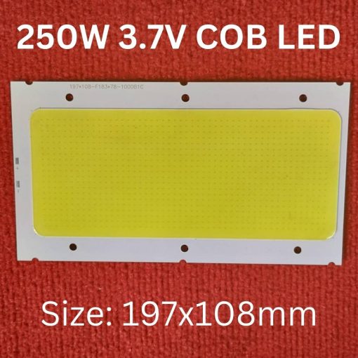 250W-WHITE DC 3.7V 197x108mm F183x78mm COB SMD LED Light Chip 1000B1C Ultra Bright