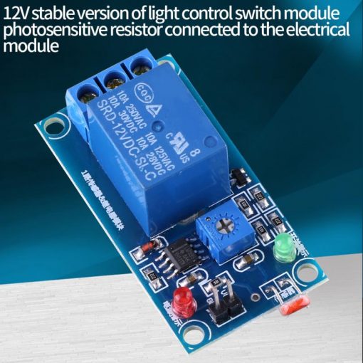 12V Stable LDR Photoresistor Relay Module Controller Light Sensor Sensitive Switch