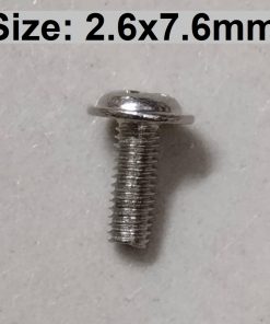 CHINA M2.6 Round Head Screws M2.6x7.6mm Stainless Steel Round Cro-ss Pan Head Machine Screw Bolts Self Tapping Plain End M2.6 Crosshead Screws