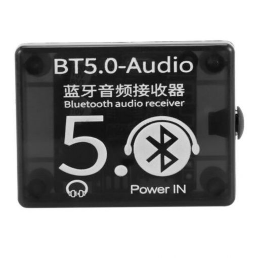 Plastic Case & Mini Bluetooth 5.0 Decoder Board Audio Receiver BT5.0 MP3 Lossless Player Wireless Stereo Music Amplifier Module With Case Home Entertainment Receivers & Amplifiers