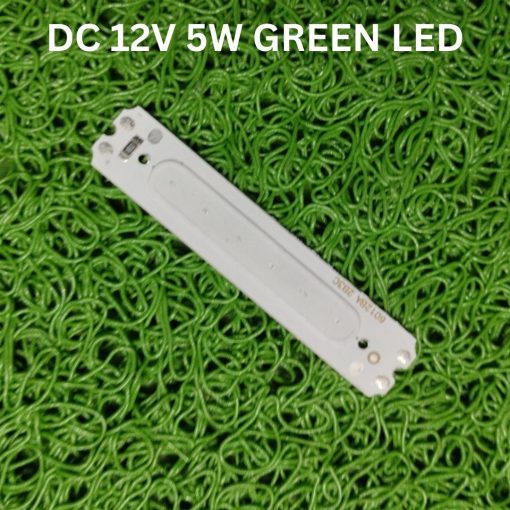 6012BA 2B3C GREEN DC 12V 5W COB SMD LED Light Chip Ultra Bright Green Color 5 Watt LED Light Panel Mount Aluminum Base With Resistor For Solar Panel Flood Light Household Garden