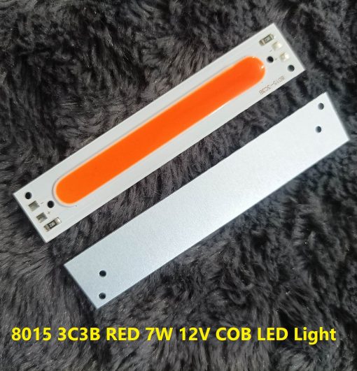 RED 7W 12V COB LED Light