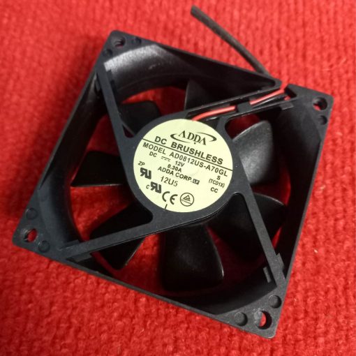 ADDA 3 Inch FAN 12V COOLING Fan 3 Inch Cooling Fan 12V 80x80x25mm Fan Heatsink Cooler Radiator Cooling Fan 12V DC Fan Heat Dissipation Mini Fans With Cables